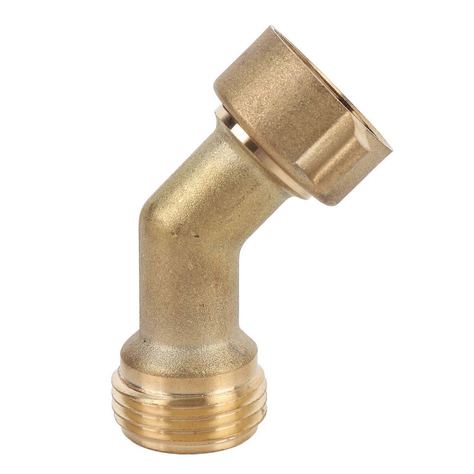 45 Degree Water Hose Elbow with Filter RV Water Hose Adapter for RV Travel Trailer 3/4 Inch NPT