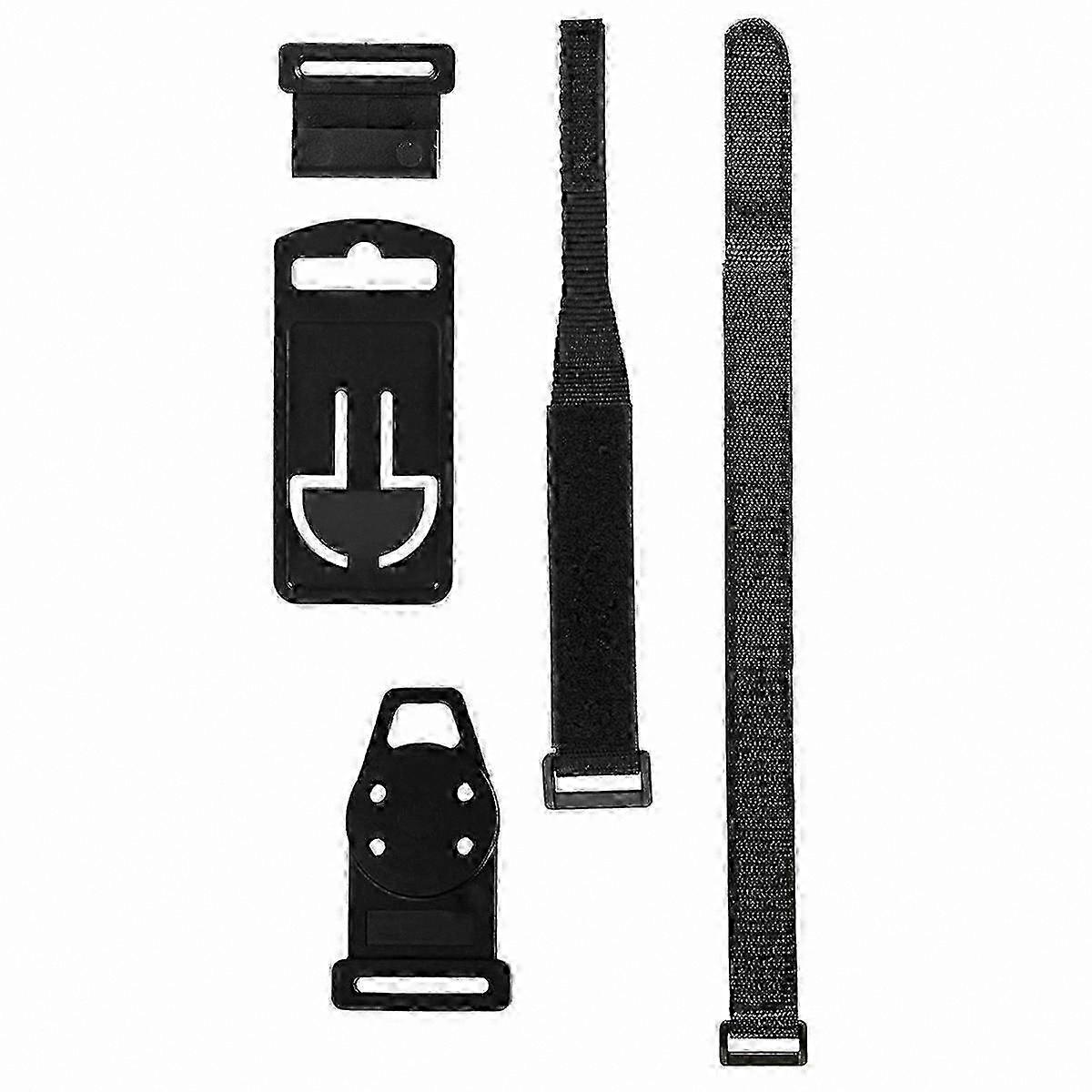 5-Pack Magnetic Tool Holder - Durable Black Loop Strap with Powerful Magnet for Multimeters & Small Tools Organization