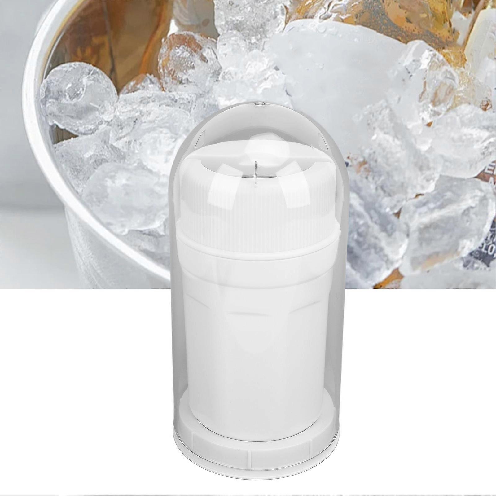 Twisting Ice Cube Tray 10x21cm White Reusable Stackable Freezer