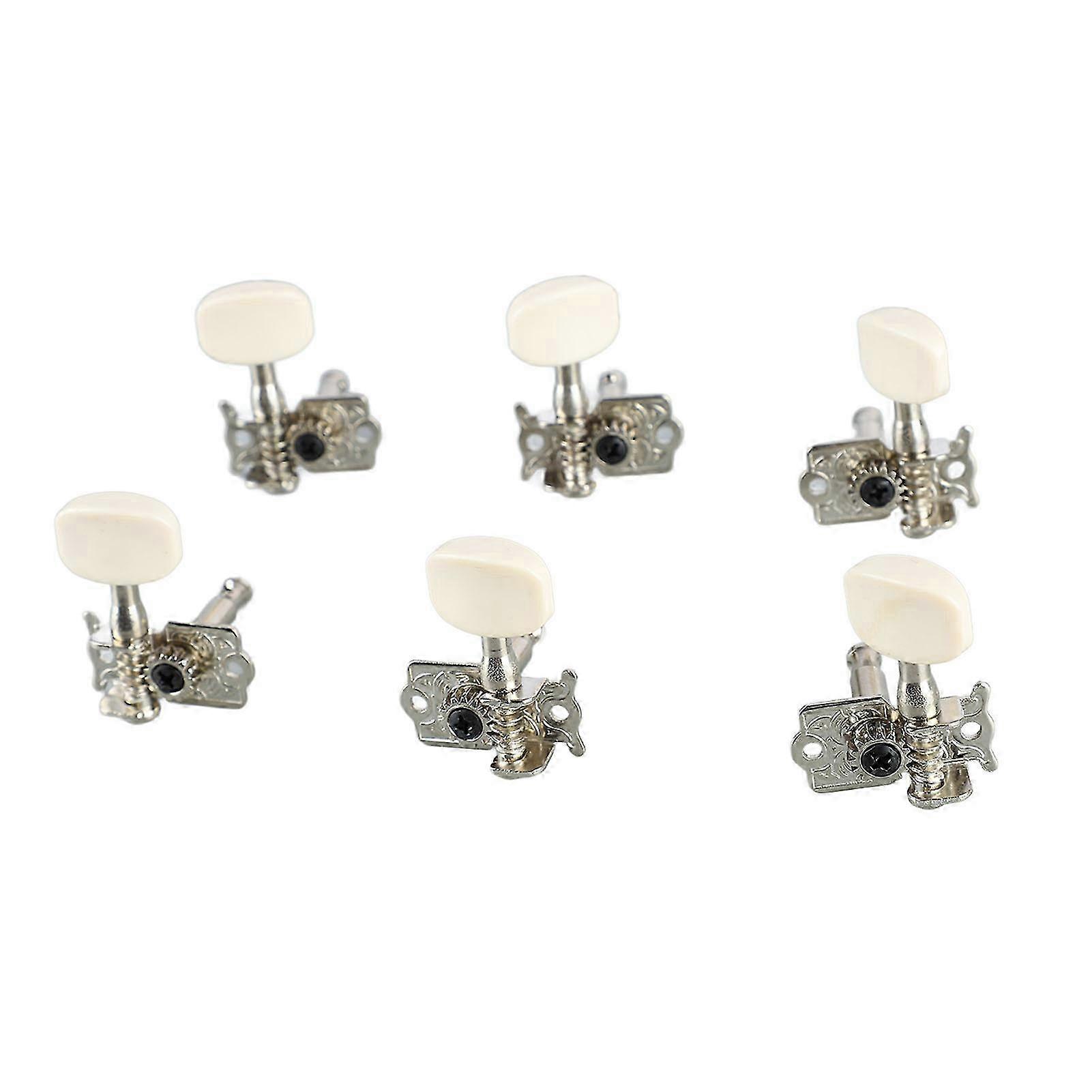6Pcs Guitar Locking Tuner Sealed Machine Head Tuner Guitar String Tuning Peg Key Accessory