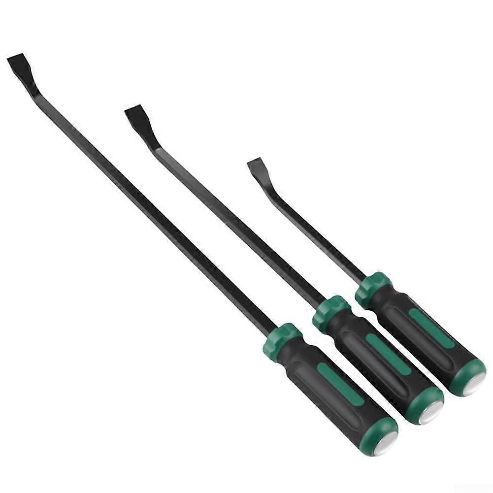 Automotive Pry Bar Heavy Duty 18Inch Steel Pry Bar With Comfortable NonSlip Grip For Prying And Lifting Tasks