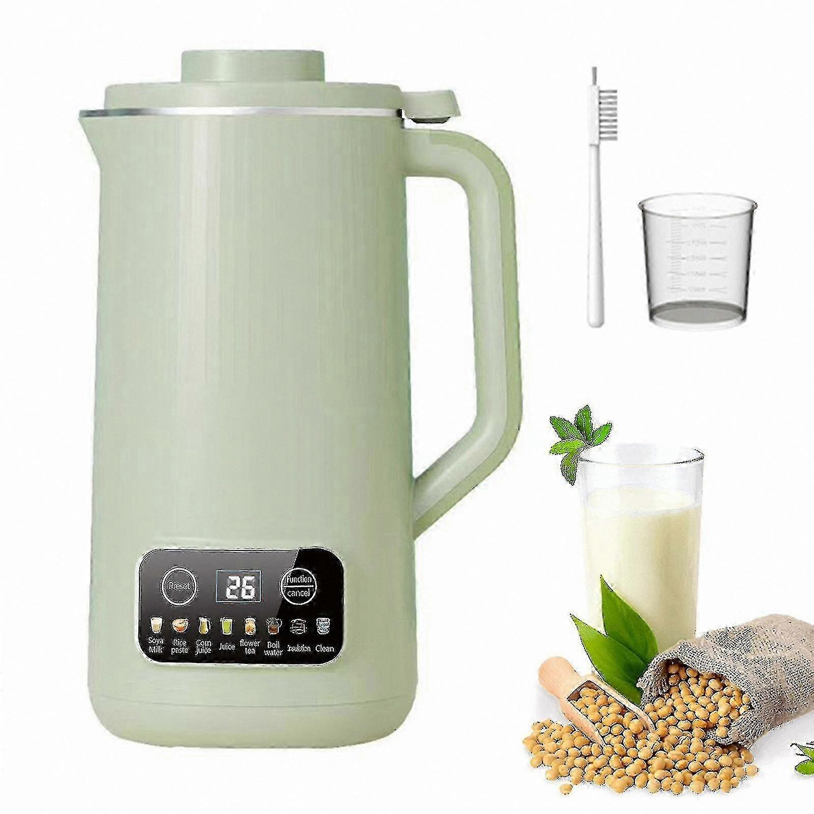 Multi-functional 20 Oz Soy Milk Maker with Delay Start, Warm Keep, and Self-cleaning Features for Nut Milks
