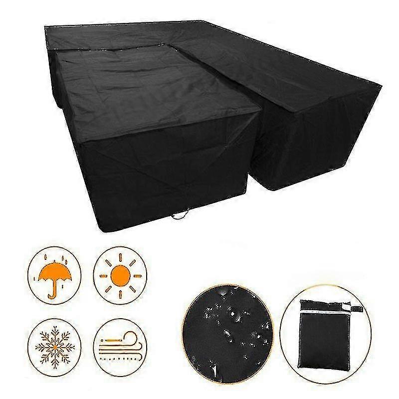 家具カバー L 字型防水ソファプロテクトセット万能ダストカバーコーナー屋外ソファコーブ