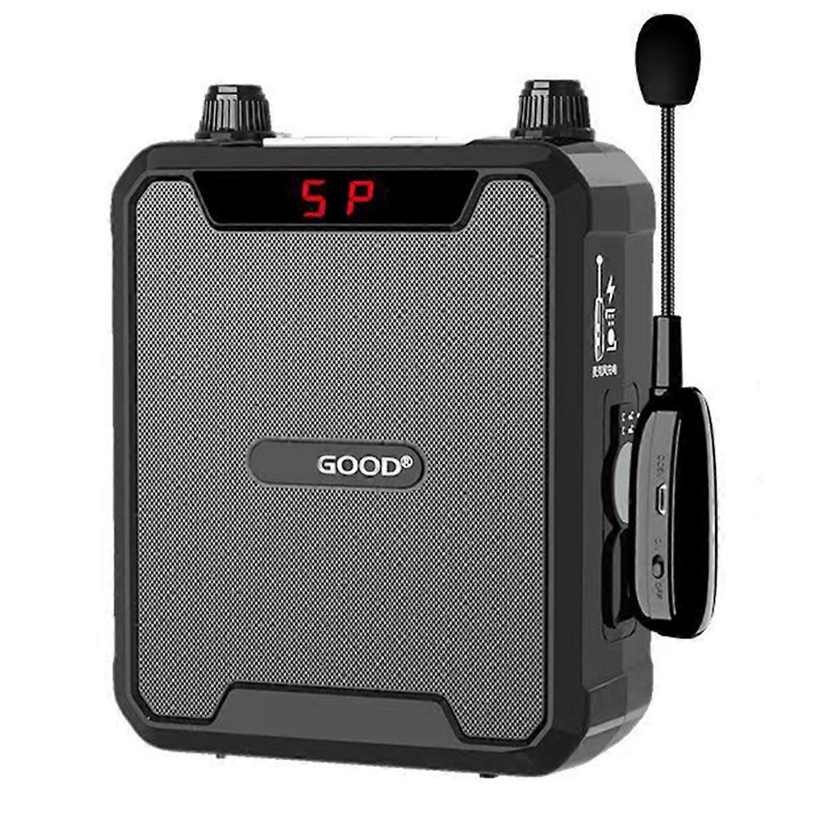 30W Portable IPX6 Waterproof Voice Amplifier with Wireless Microphone Bluetooth Speaker for Teachers Tour Guide
