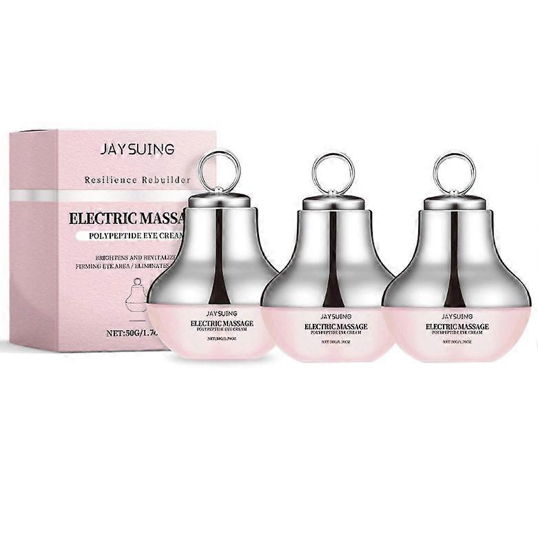 1/2/3/4/5x Electric Massage Eye Cream for Dark Circle, Firm and Smooth Fine Lines, Tired Eye Refreshment with Gentle Vibration for Anti-Wrinkle