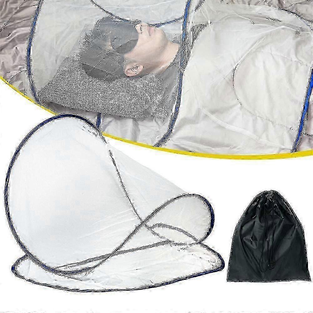 Portable Pop-up Mosquito Net Sleeping Bag Bug Net For Bedding Camping Patio
