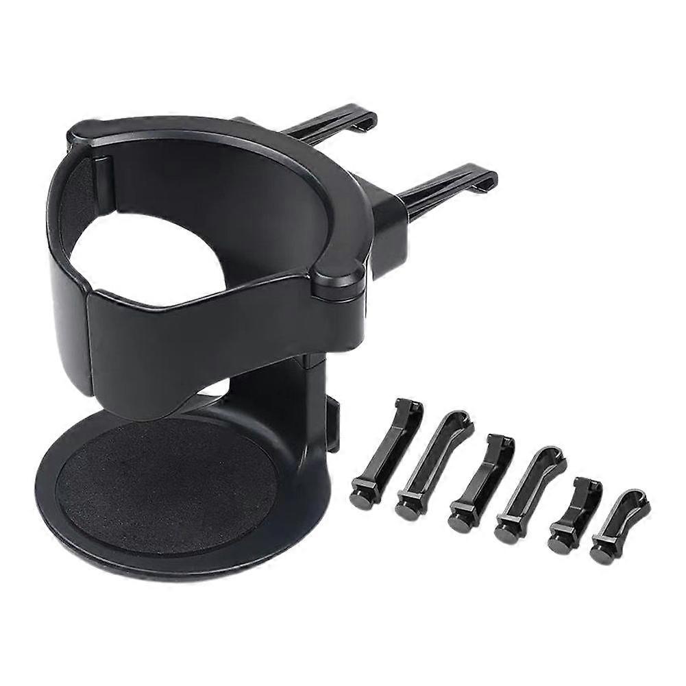 Su Şişeleri İçin Otomatik Sıkma Kancalı Araba Bardak Tutucu 1KG Yük Taşıma Kaymaz ABS EVA Malzeme Yatay Araba Havalandırmaları İçin Kolay Kurulum