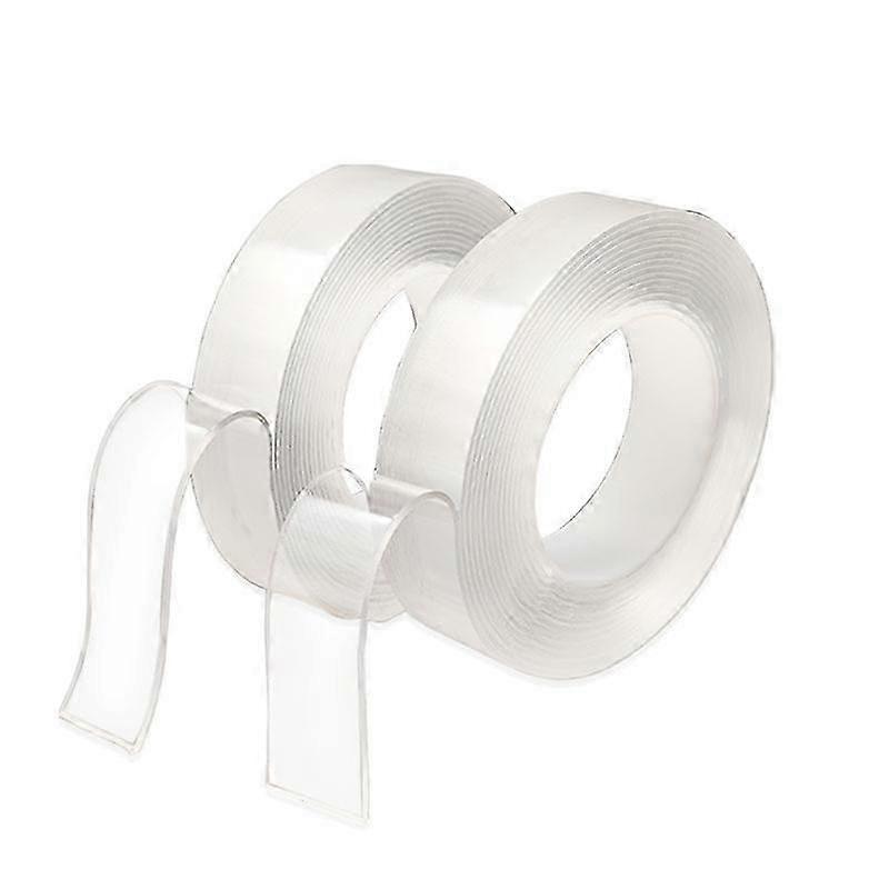 2025 Transparent double-sided wall tape, adhesive washable and traceless tape, suitable for photo posters