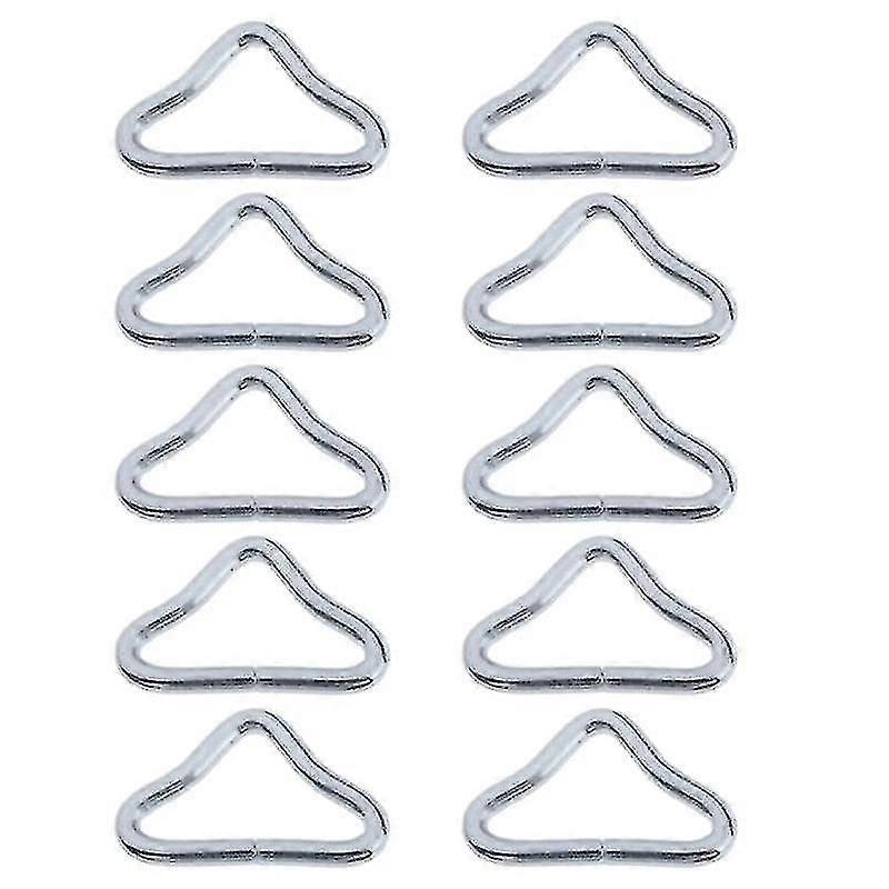 10pcs / pack Trampoline Mat Triangle Rings Buckle Universal Fit Ring V-rings
