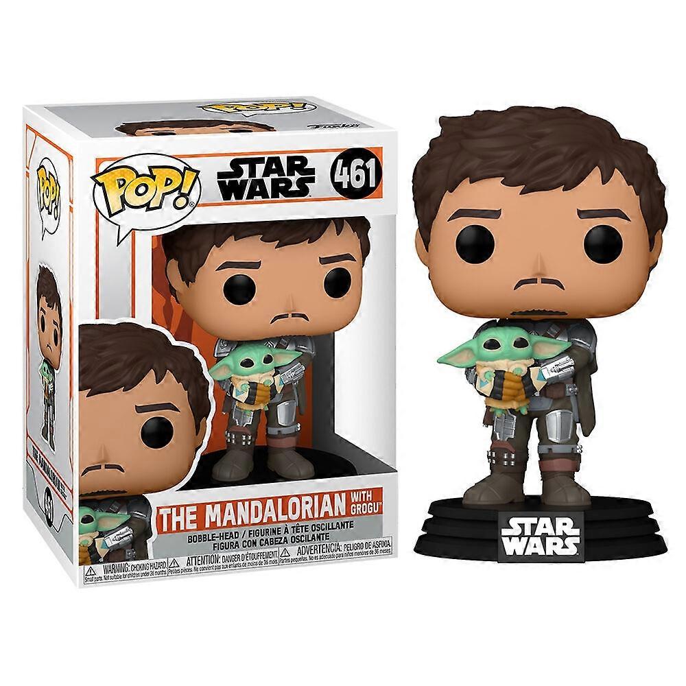 POP Φιγούρα Star Wars Mandalorian Mando Κρατώντας Παιδί
