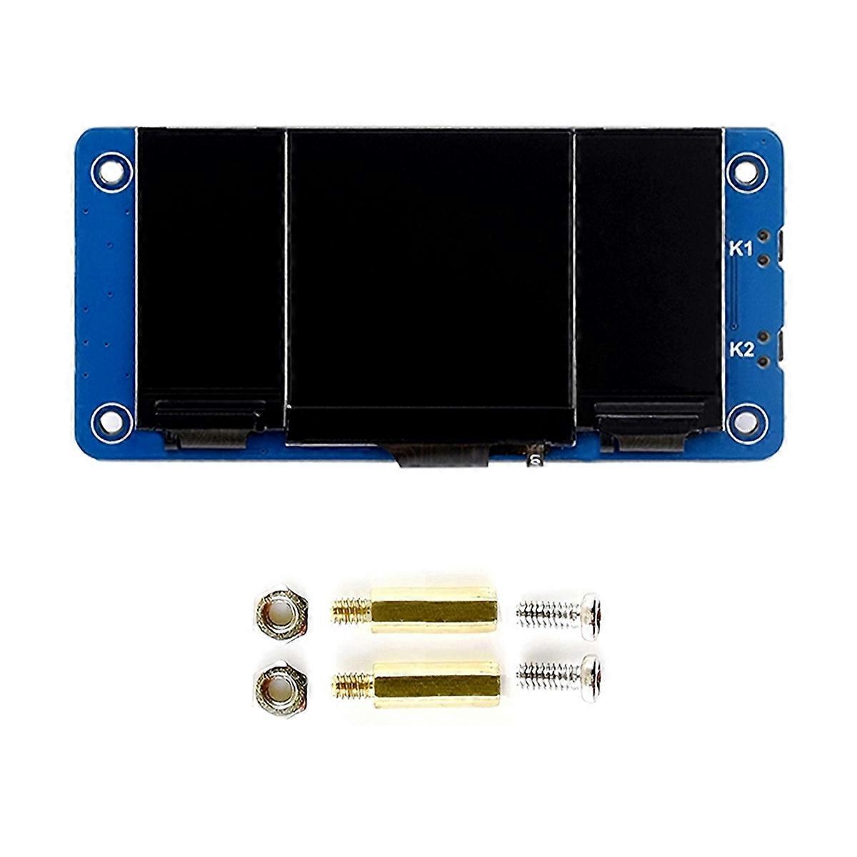 Triple LCD HAT for Zero/Zero W/2B/3B/3B+/4B, 1.3inch LCD Main Screen, Dual 0.96inch LCD Secondary S