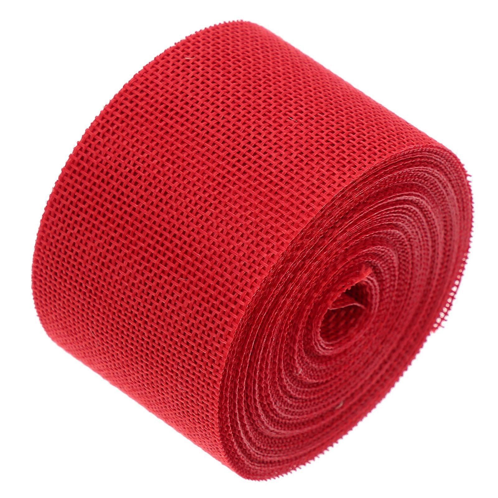 Decorative Ribbon Bouquet Wrapping Ribbon for Party 1 Roll Red Color