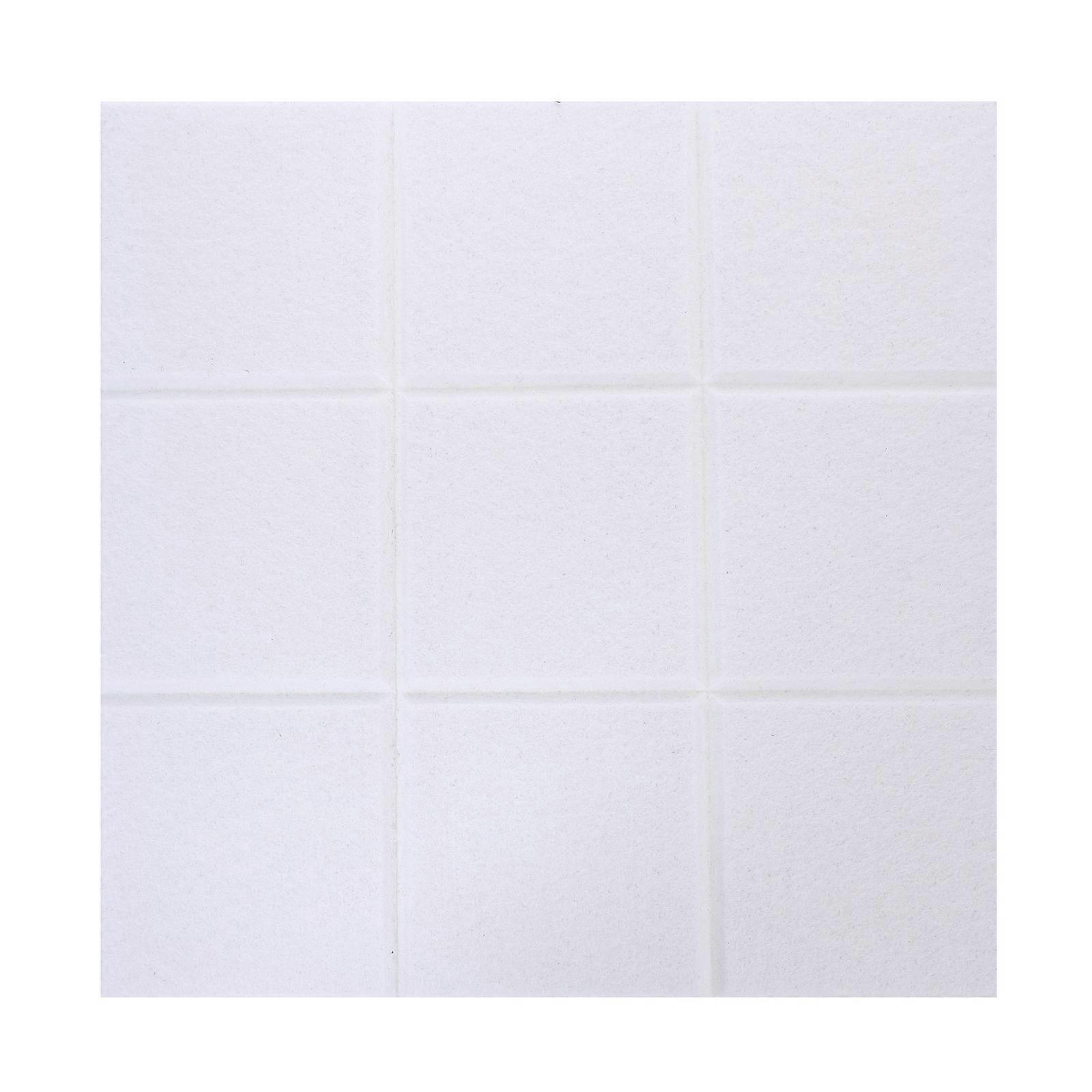 White Felt Board Memo Notice Board Diy Creations for Office Use 1Pcs