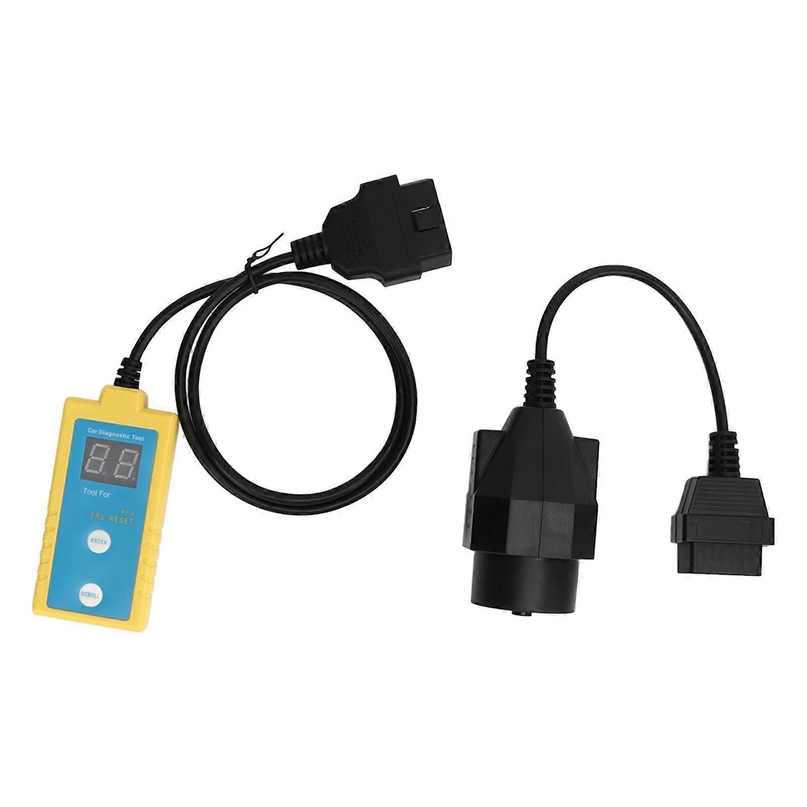 SRS Scanner with 20Pin Cable Accurate Detection Reset Tool Fit For E36 E46 E34 E38 E39 Z3 Z4 X5 1994 to 2003