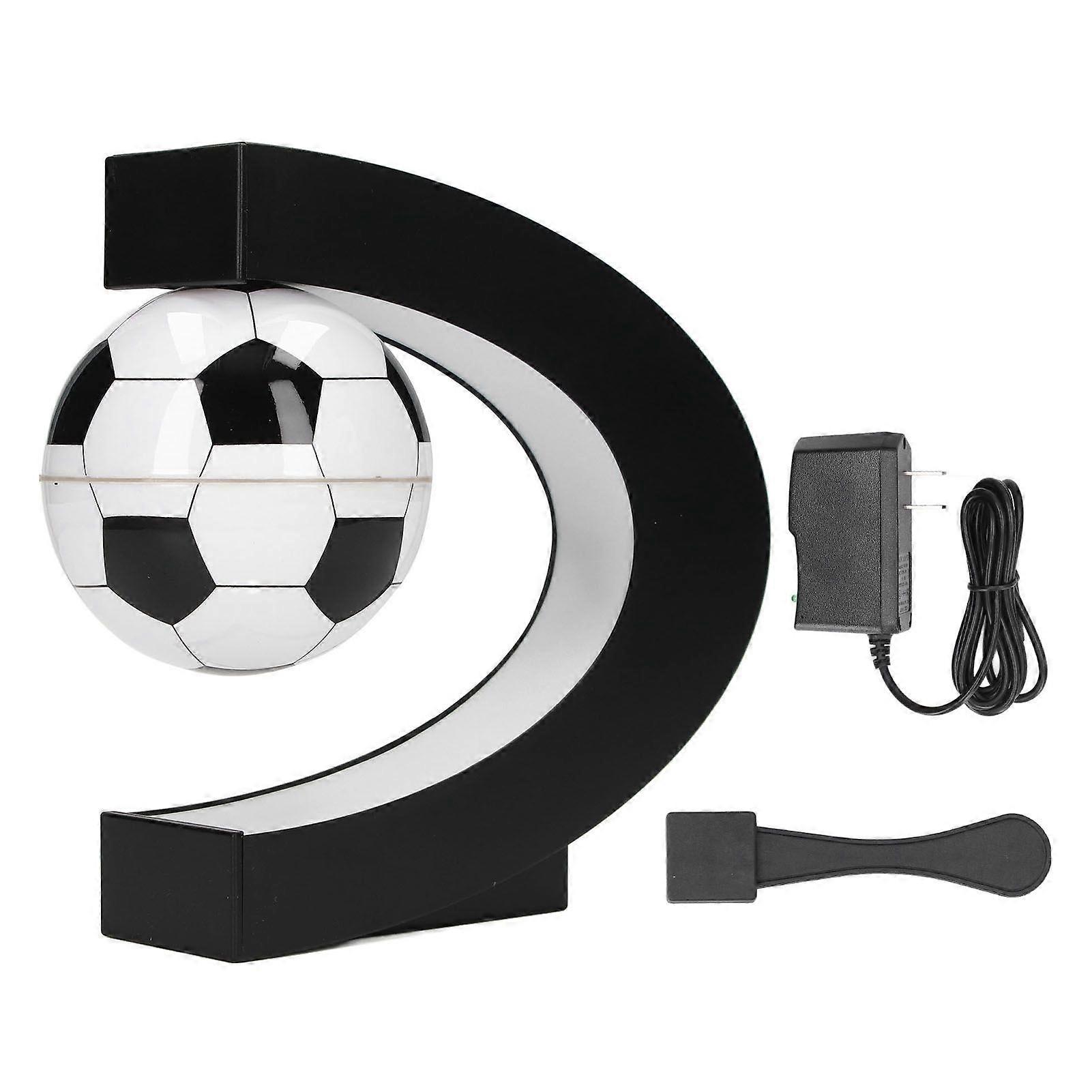 Magnetic Levitation Soccer with C Shape Base for Kids Magnetic Float Low Friction Levitating Soccer for Birthday 100240V US Plug