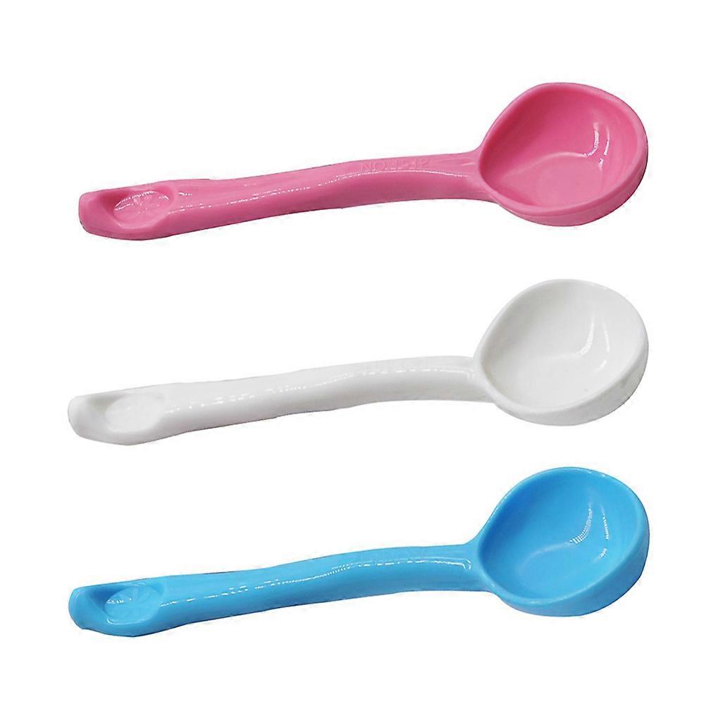 Cosmetic Spatulas Mask Powder Scoop for DIY Use 3Pcs Mixed Color