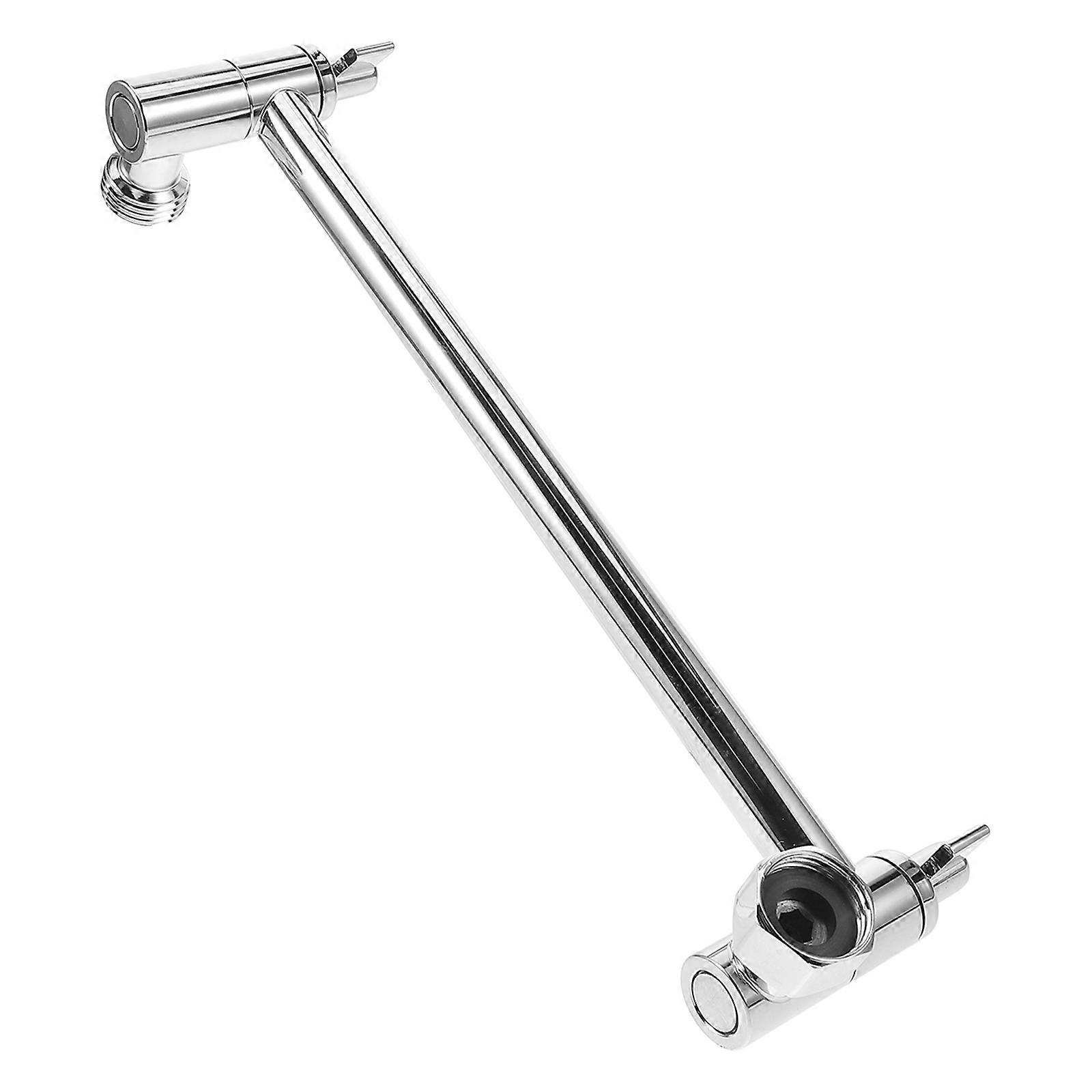 Shower Arm Extension Adjustable for Home Stainless Steel Silver