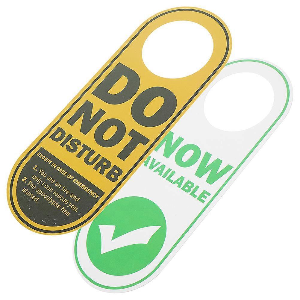 Privacy Door Hanger Sign for Office 6Pcs Double-Sided Do Not Disturb