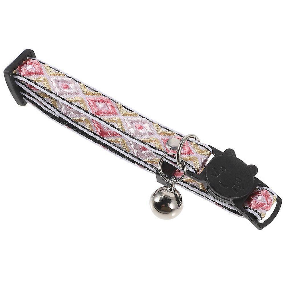 Adjustable Cat Collar with Bell Style Kitten Collar