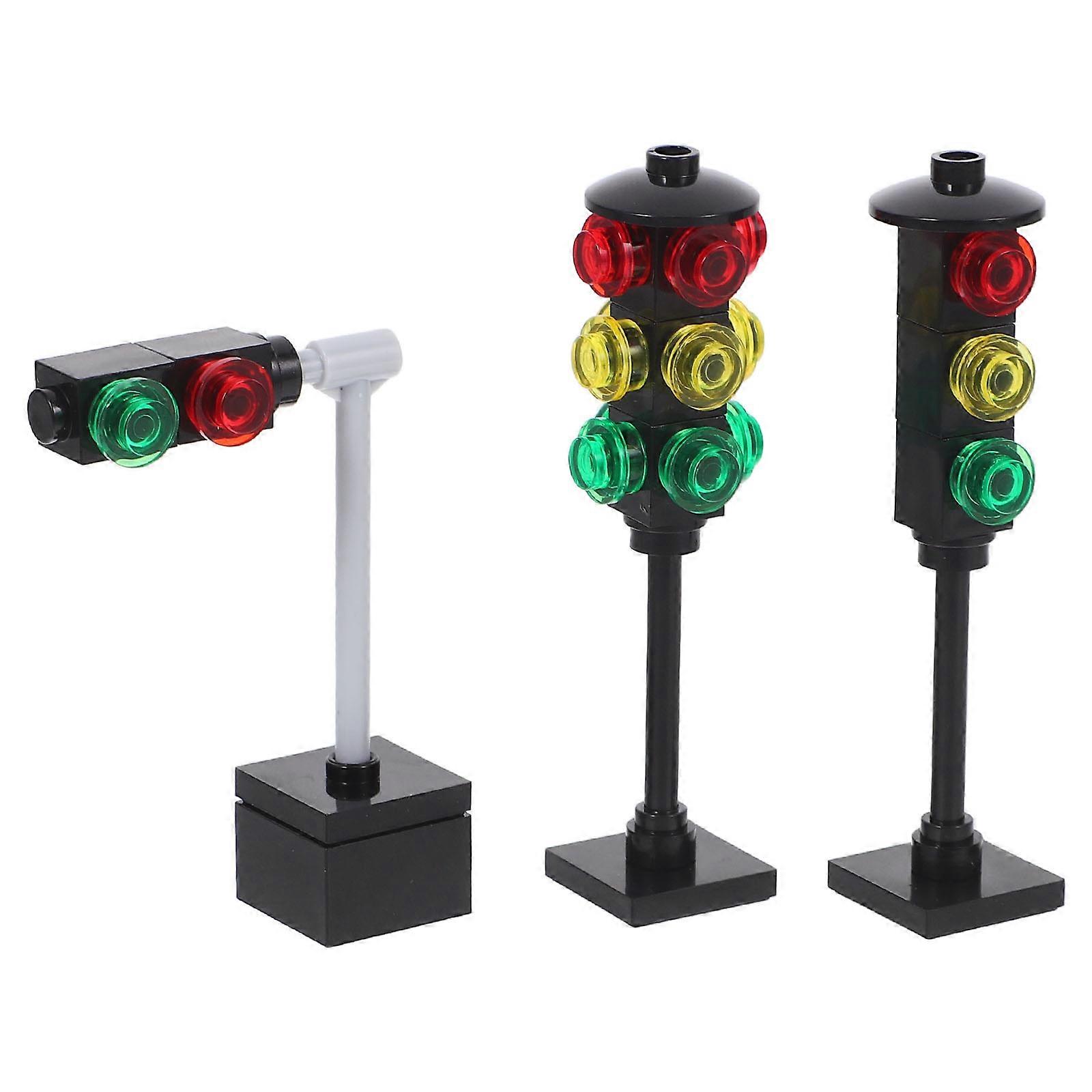 Kids Traffic Signal Playset for Learning with Versatile Use 4Sets