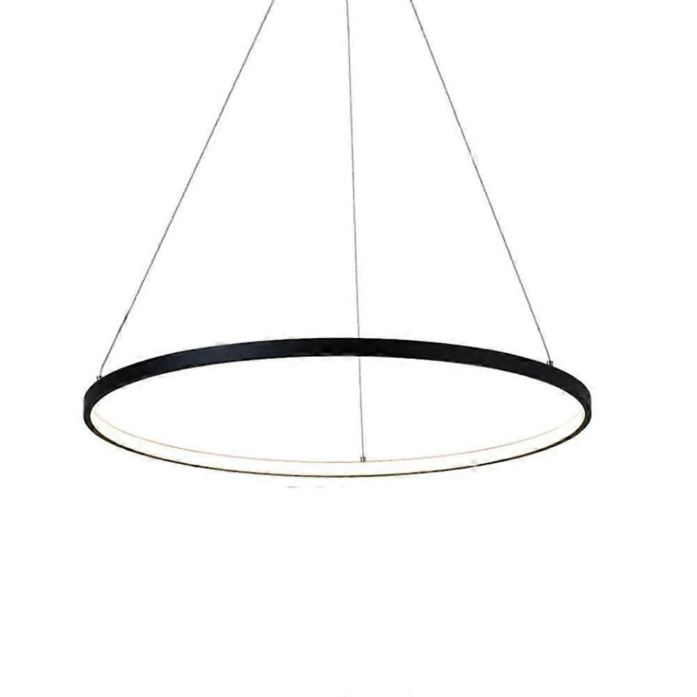 Modern Hanging Pendant Light 63W LED Dimmable Round Ring Adjustable Height 60cm For Dining Room Bar Cafe Ceiling Lamp