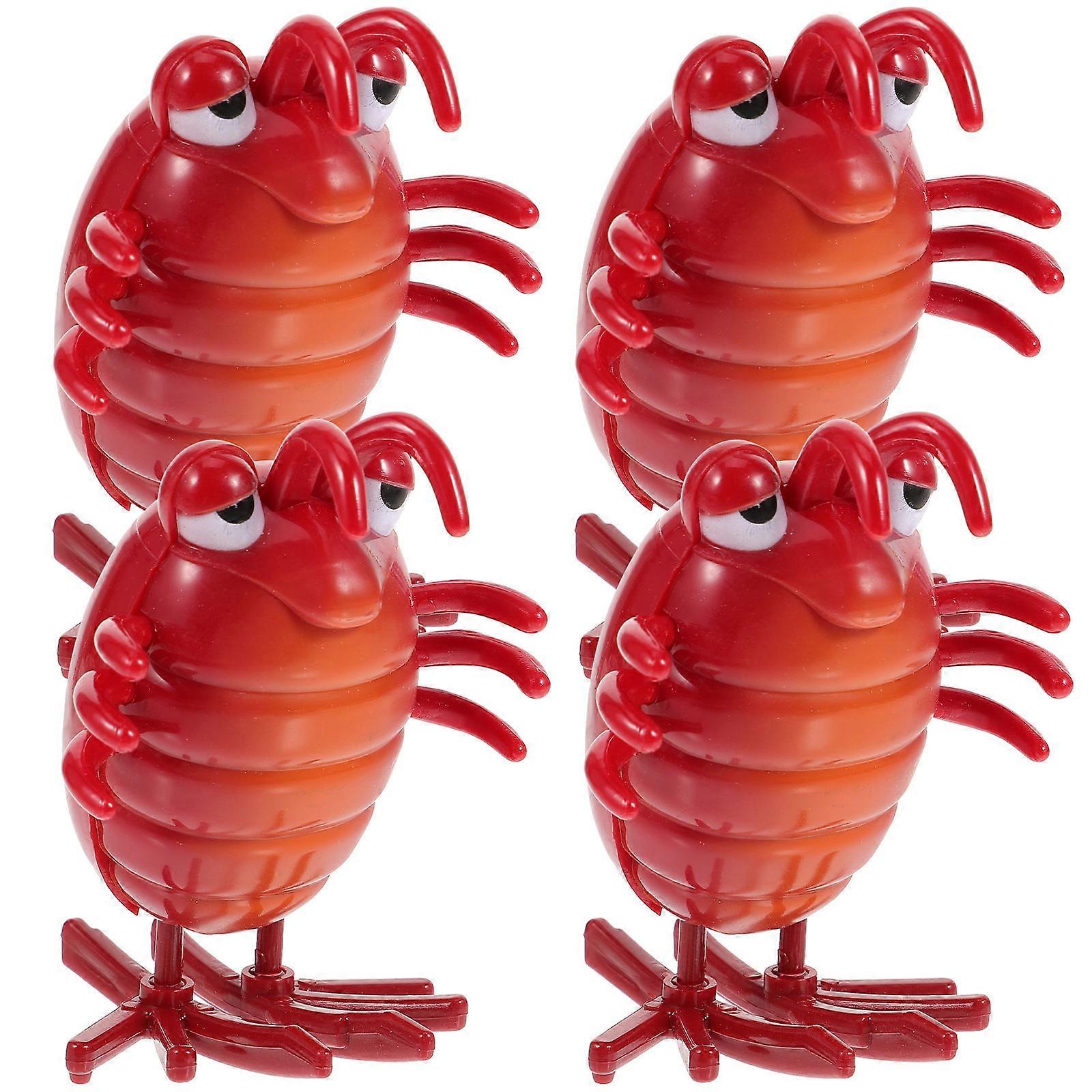 Wind Up Insect Toy Halloween Insect Models Brown 8Pcs Wind Up Toys