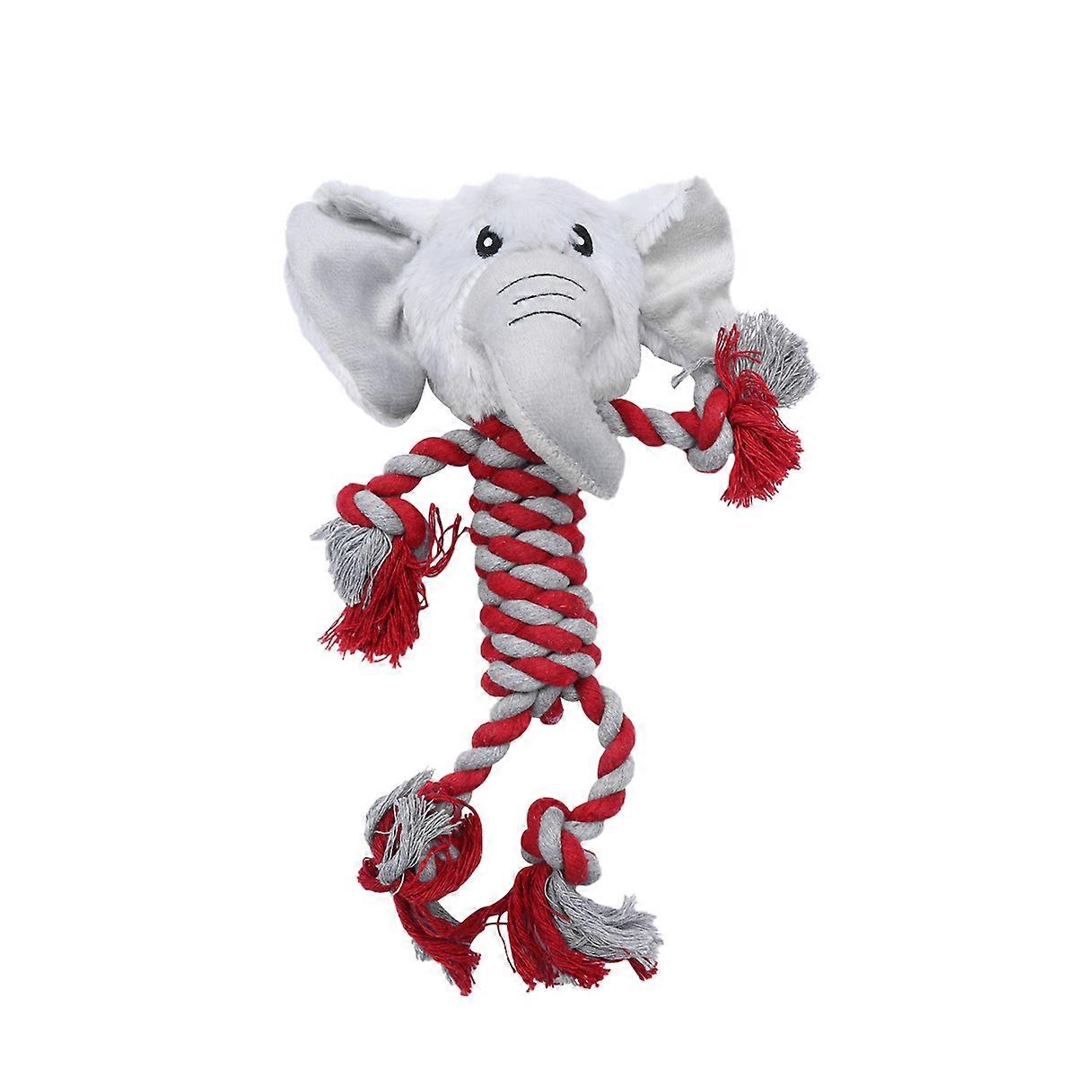Pet Playing Toy Elephant Cotton Rope Toy for Grabbing 3Pcs Pack
