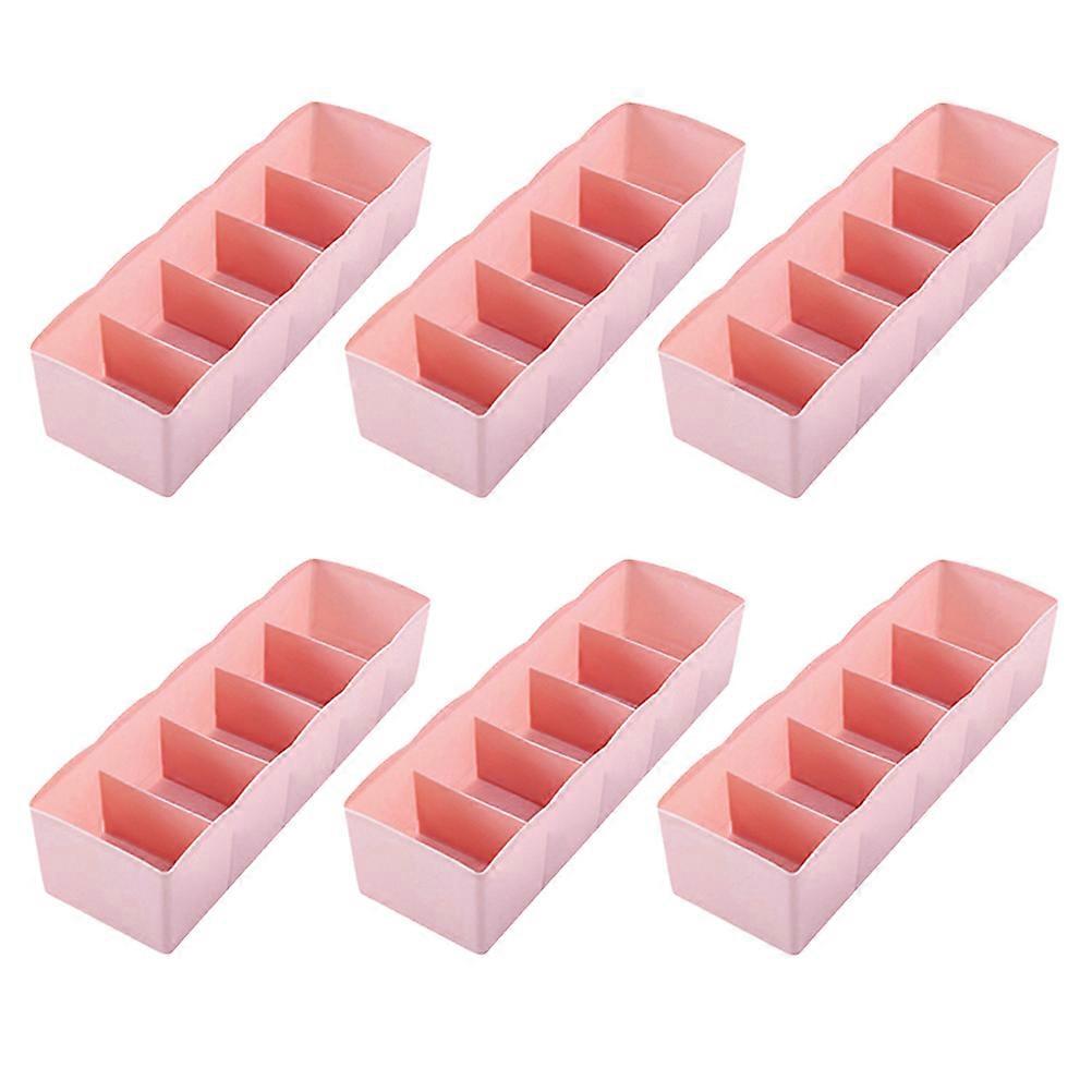 Plastic Underwear Holder with Divider for Organizing 12Pcs Socks