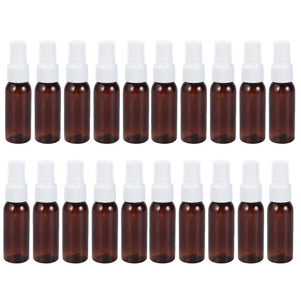 Makeup Spray Bottle Plastic Refillable for Travel Use 40Pcs Brown
