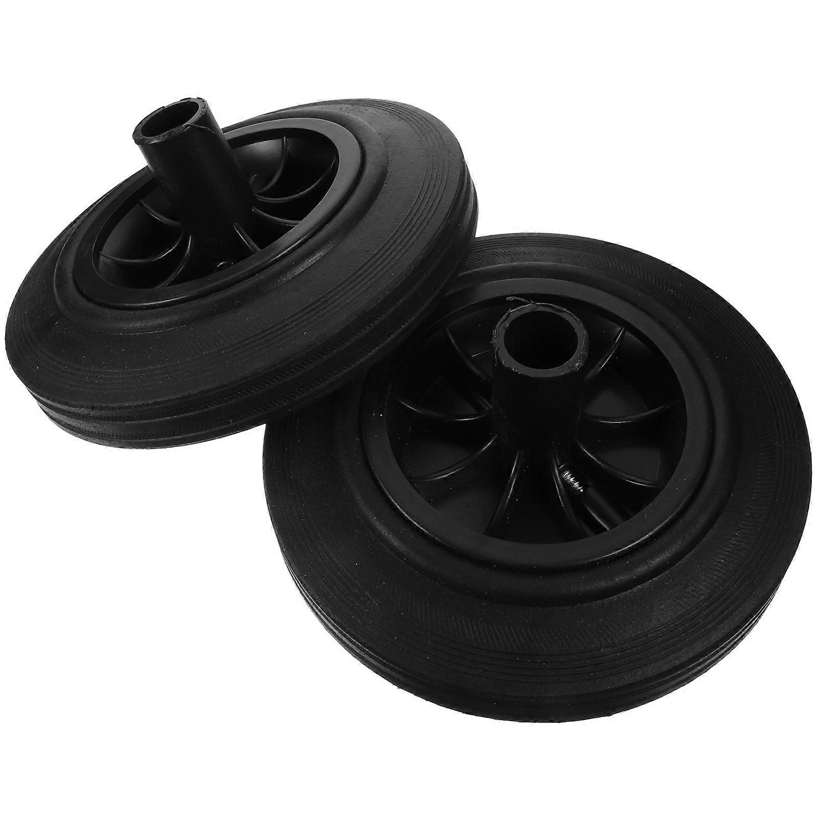 Trash Can Pulley Waste Bin Wheels Replacement Garbage Can Wheels 4Pcs