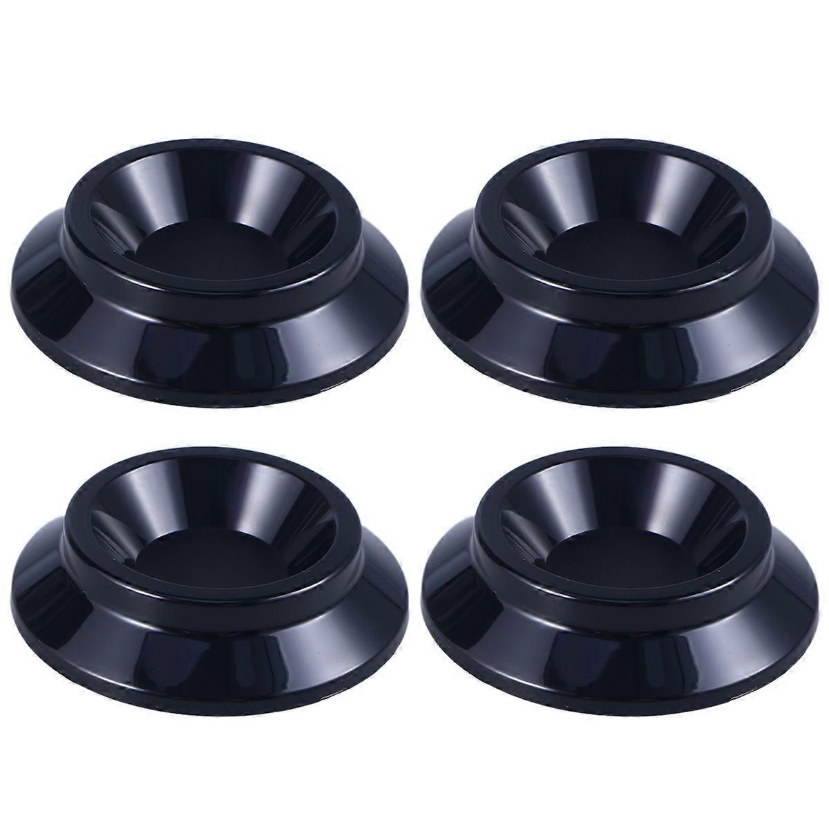 Piano Caster Cups Non-Slip Piano Mats for Home Use 8 Pieces Black