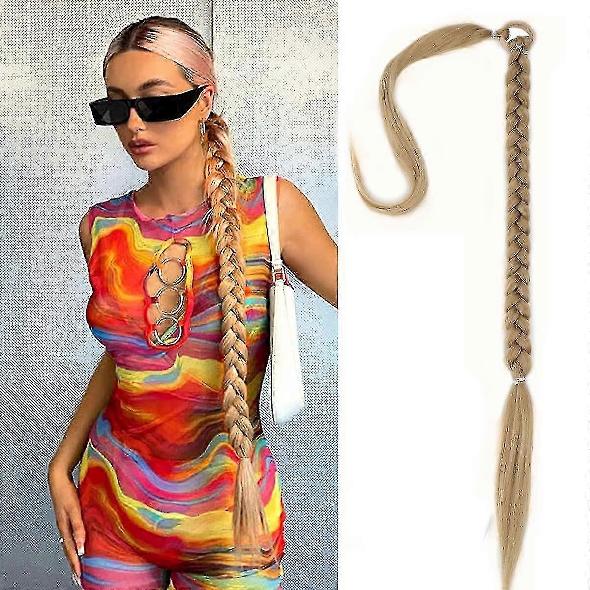 Blonde Braided Wig For Women