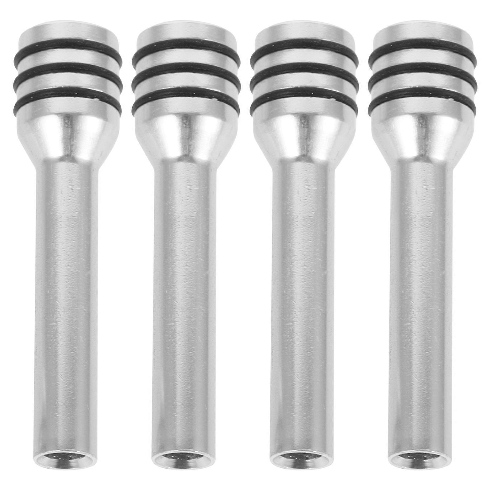 Car Door Lock Knobs Smooth Aluminum Alloy for Car Interior 8Pcs