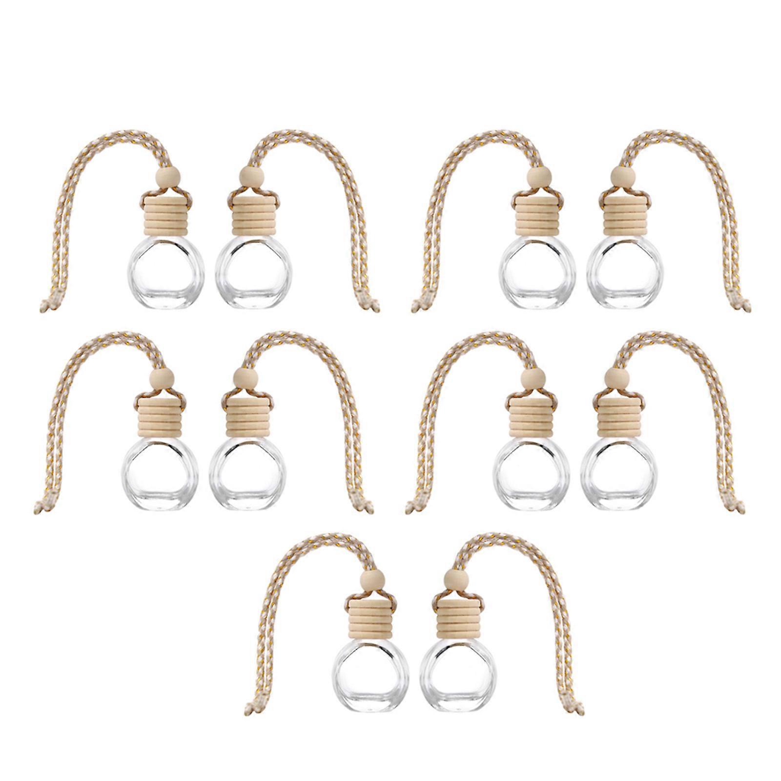 Refillable Car Air Freshener Hanging Bottles for Essential Oils 30Pcs