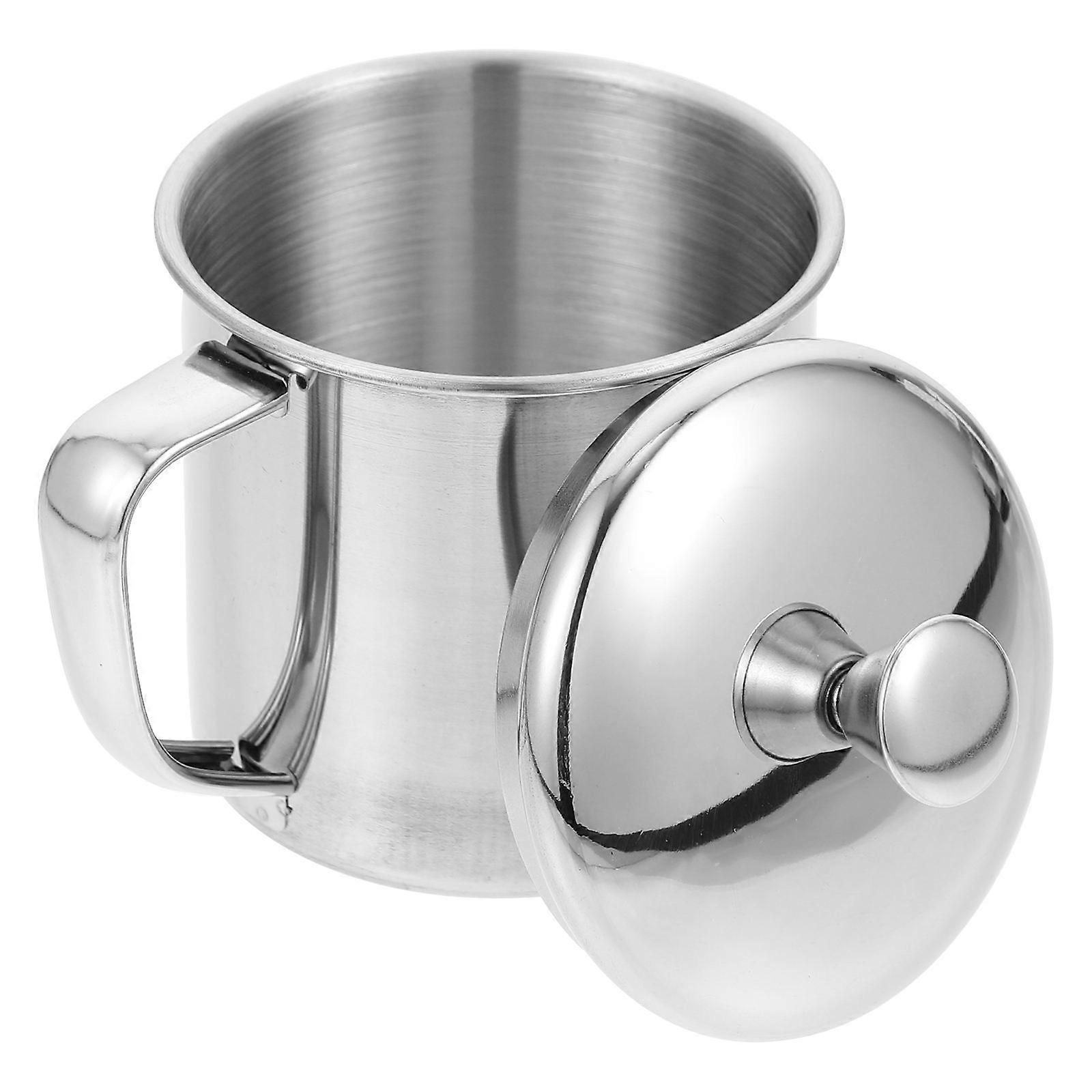 Milk Container for Drinking Water with 3Pcs Stainless Steel Coffee Cup