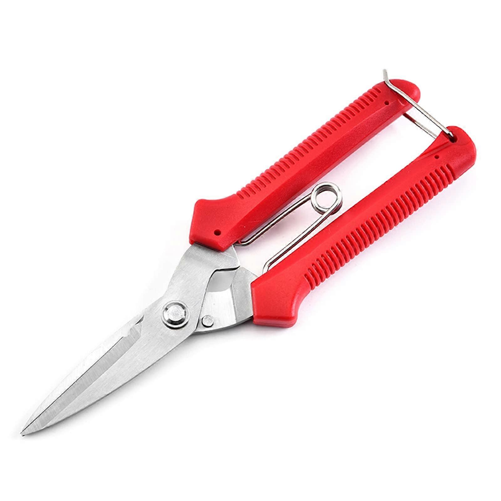 Pruning Shear 1Pack Ergonomic Garden Hand Pruners For Easier Cutting Red