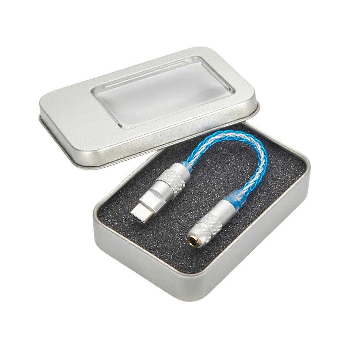 USB C to 3.5mm Headphone Adapter Cable,Audio Portable Decoder