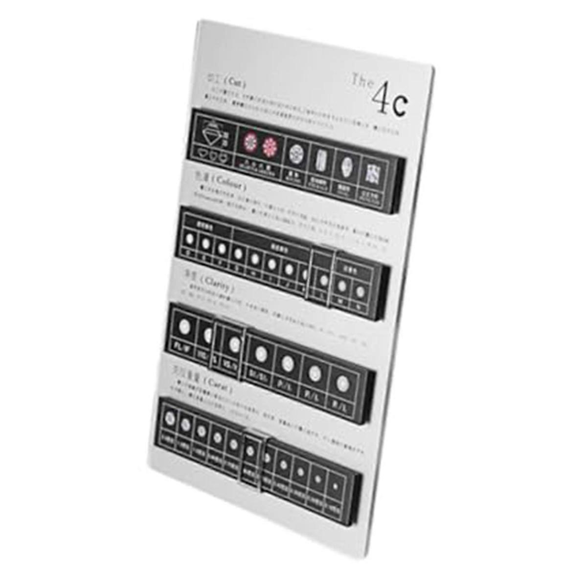 Diamond Grading Board 4C Display Board Jewelry Tool,A