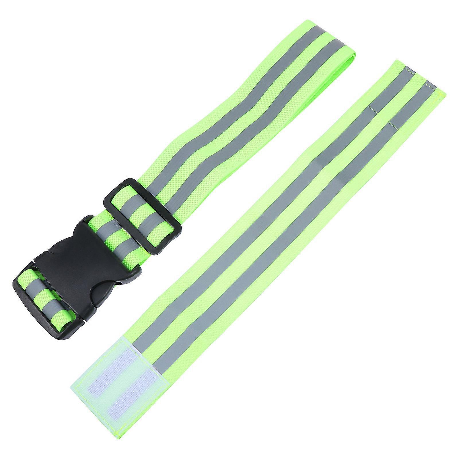 Safety Belt Reflective Arm Bands Straps for Night Running 4Pcs Adjustable