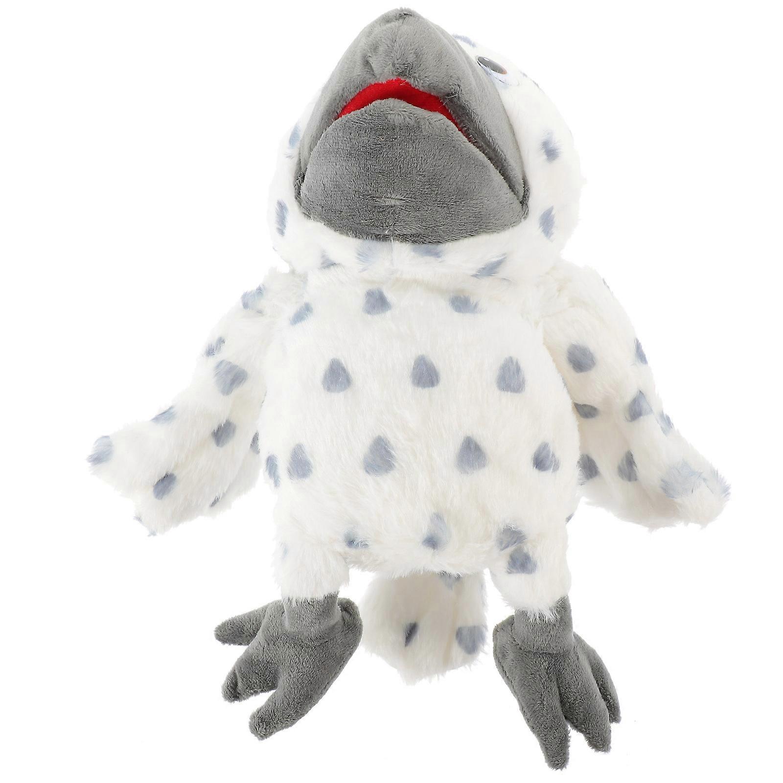 2Pcs Plush Bird Hand Puppet Educational Toy for Interactive Play