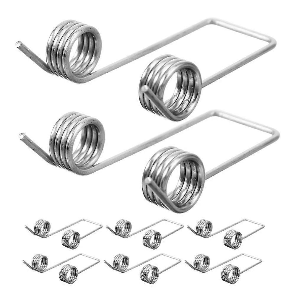 8pcs Ressort de torsion de remplacement Poubelle Ressorts de remplacement pour couvercle de poubelle Ressort en métal pour un fonctionnement en douceur du couvercle