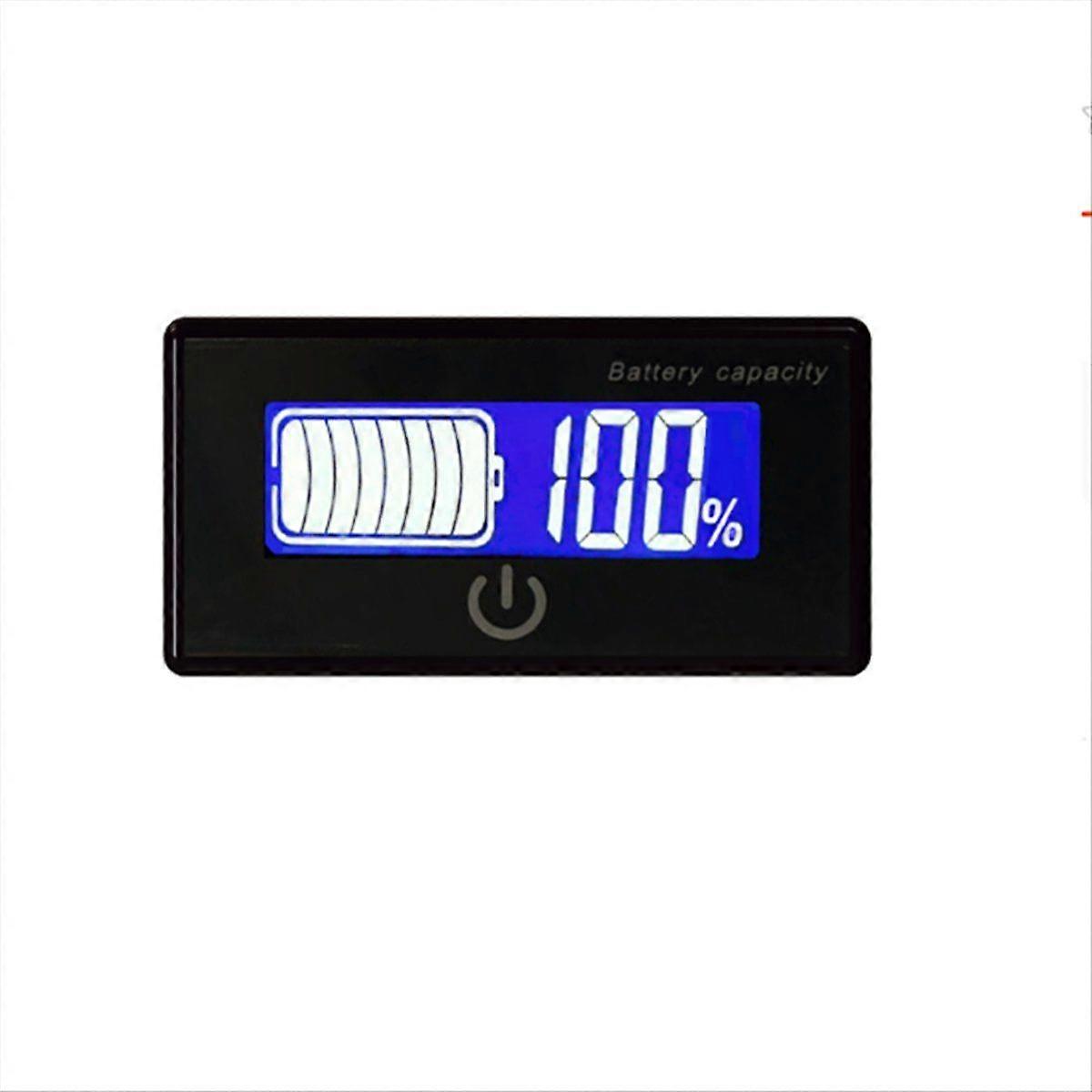 DC 8-100V Li-Ion Lifepo4 Lead Acid Battery Capacity Indicator Digital Voltmeter Tester Temperature
