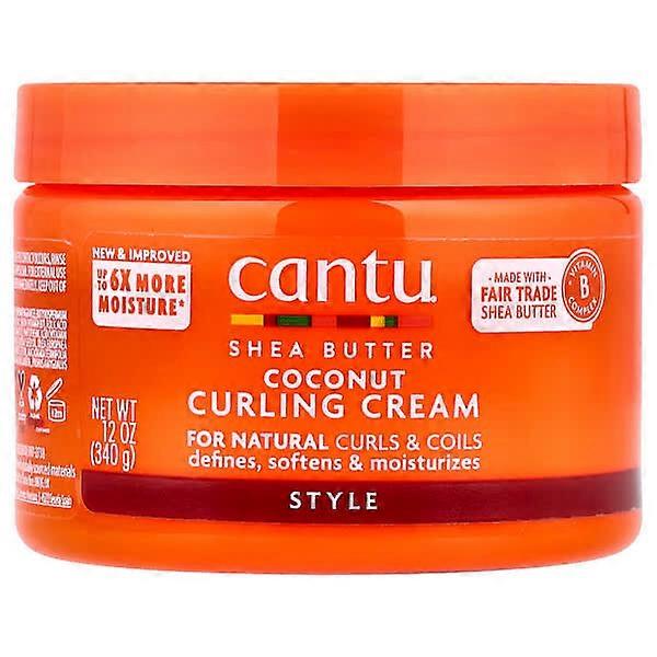 Cantu, Shea Butter Coconut Curling Cream, 12 oz (340 g)