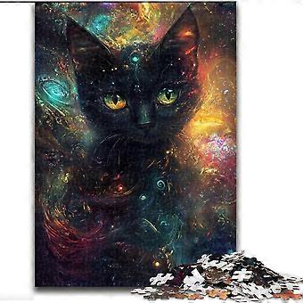Jigsaw Puzzles for Adults Fantasy Cat Puzzles for Teenagers,Challenging Game Gifts for Is Ideal As A Gift for The Whole Family - PT 2037