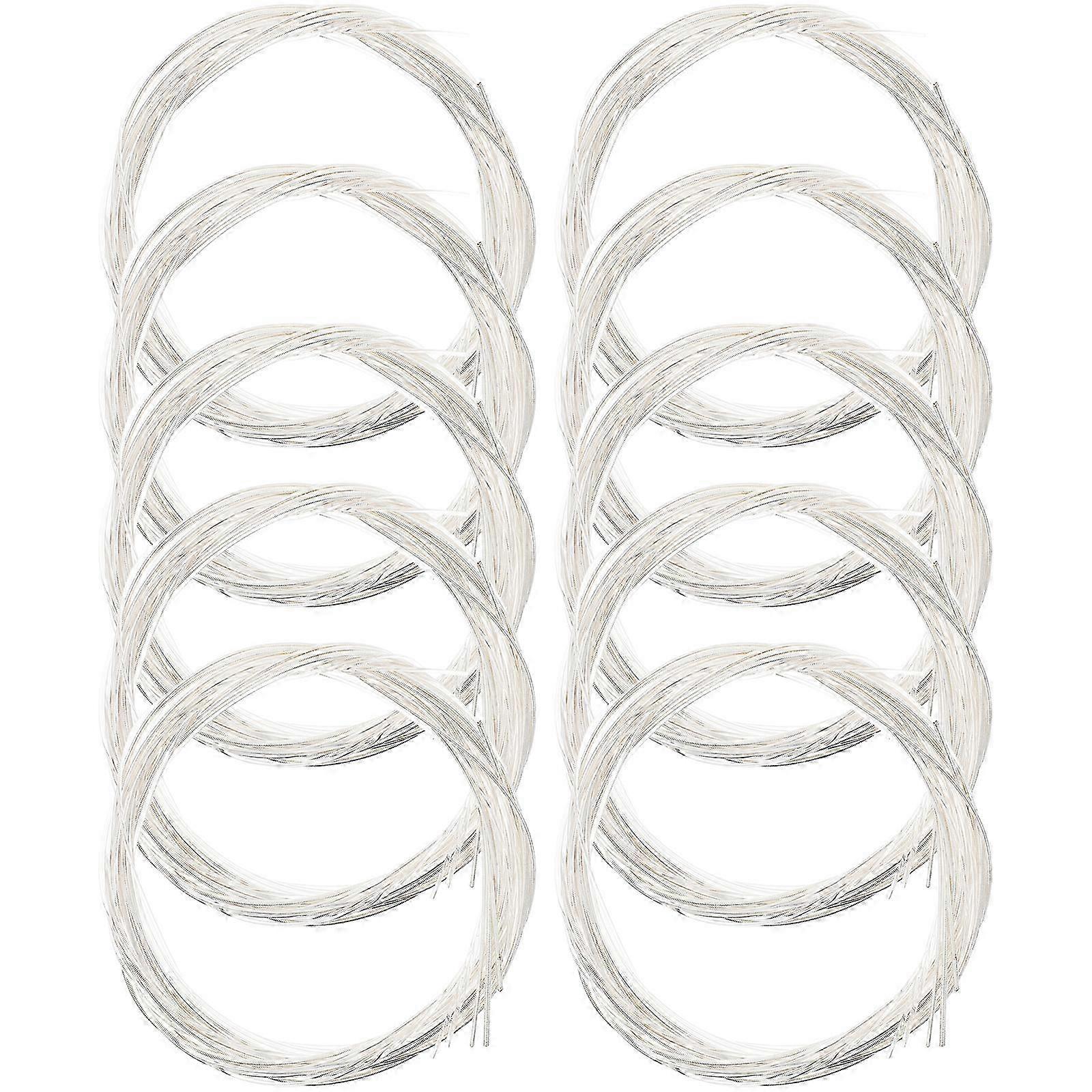 10 Packs Guitar Strings Folk Guitar Replacement Strings Guitar Nylon Strings 25-26s