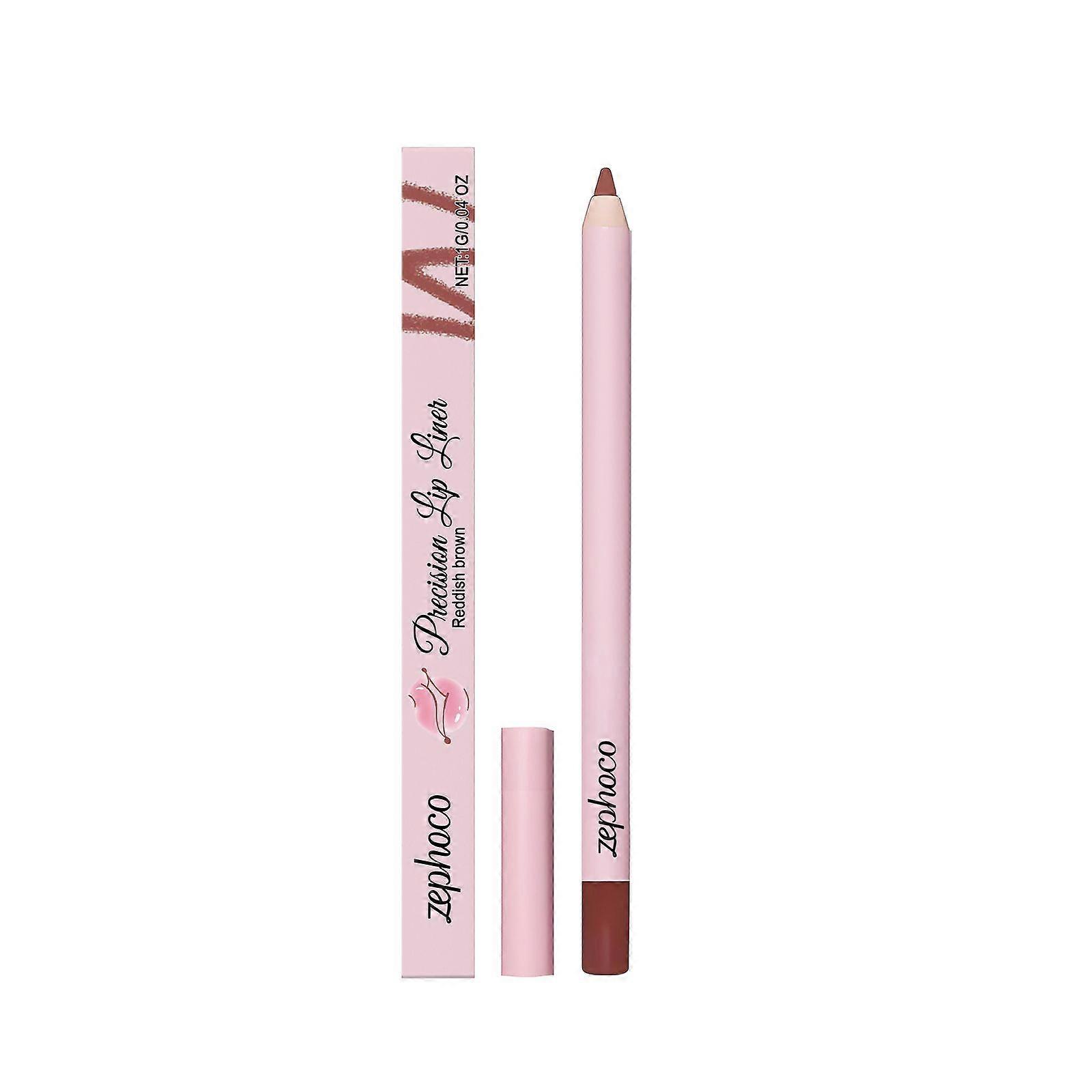 zephoco Rose Pink Lip Liner Pen Naturally Shows Color, Lasts Long Without Smudge, And Can Be Used To Contour The Lips In Daily Life