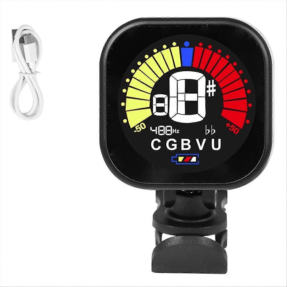 Clip-on for Guitar Ukulele Violin Fast Accurate Tuning with Super Bright Display