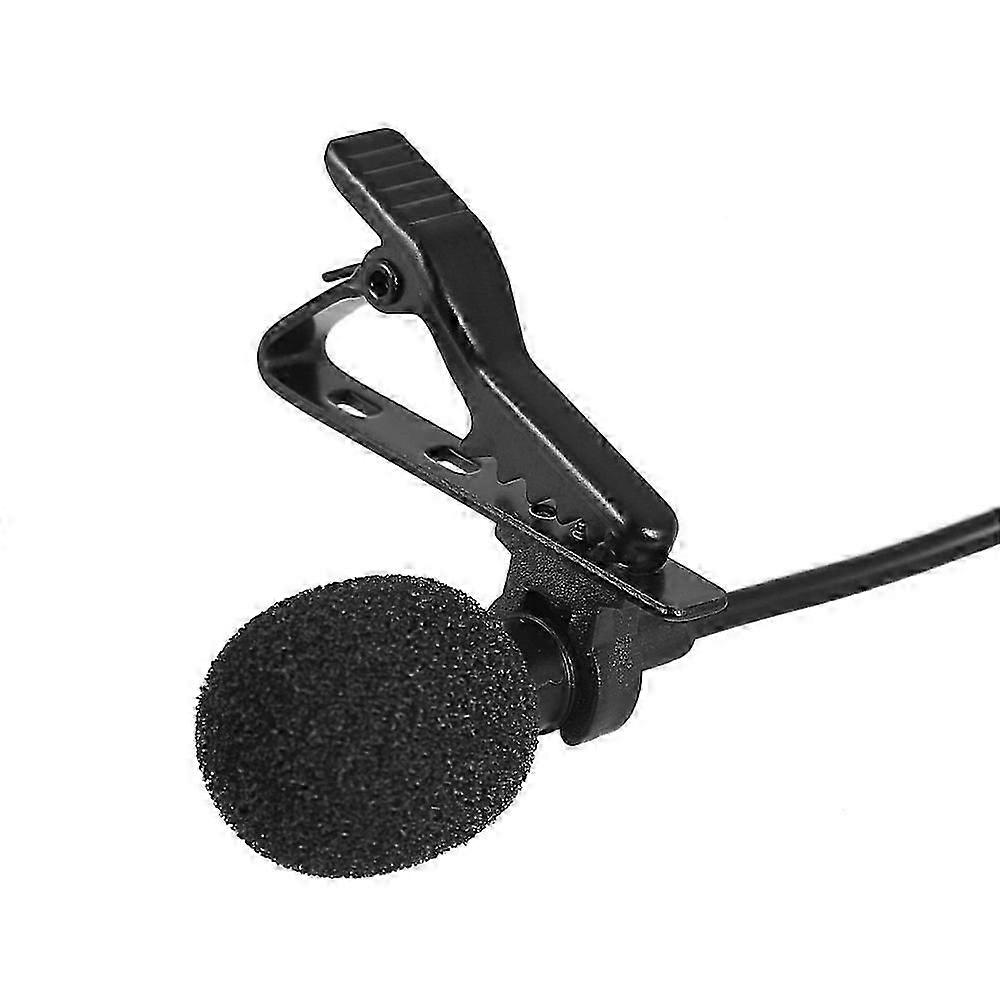 Andoer EY-510A Mini Portable Clip-on Lapel Lavalier Condenser Mic Wired Microphone for iPhone iPad Android Smartphone DSLR Camera Computer PC Laptop