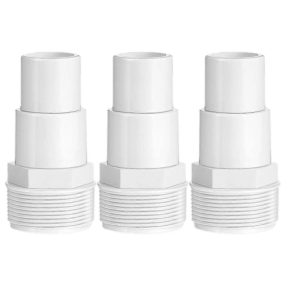 3pcs Useful Pool Part Pool Pump Adapter Plastic Pool Pump Adapter for Replacement