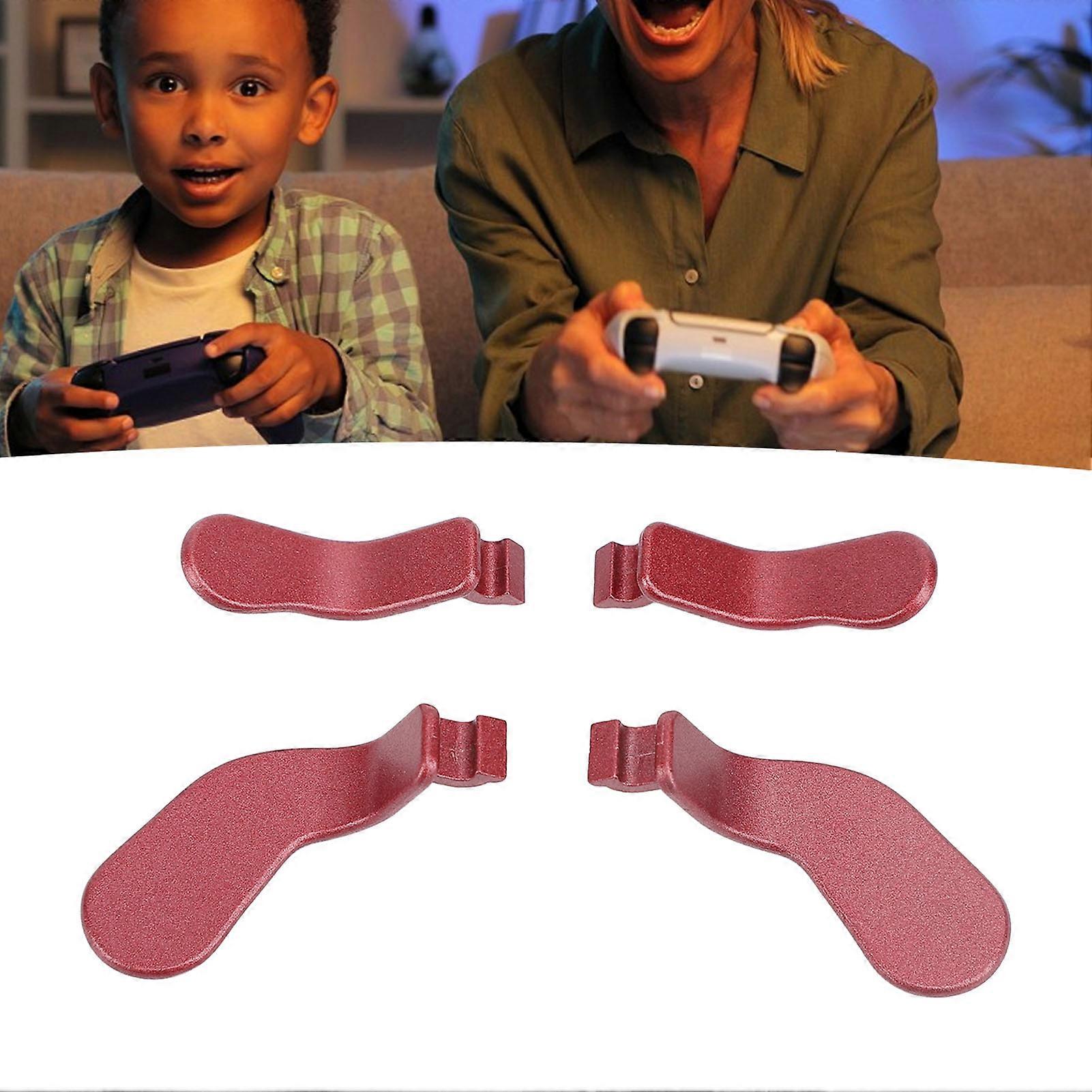 6Pcs Wireless Controller Paddles D Pads Metal Replacement Parts Accessories Repair Kit Component Set for Elite Series 2 Red 